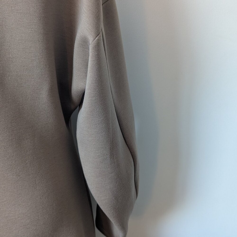 beaufille Beige V-Neck Midi Dress - Picture 4 of 7